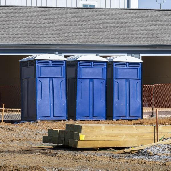 Heavy-duty construction site porta potty in Siloam Springs, Arkansas