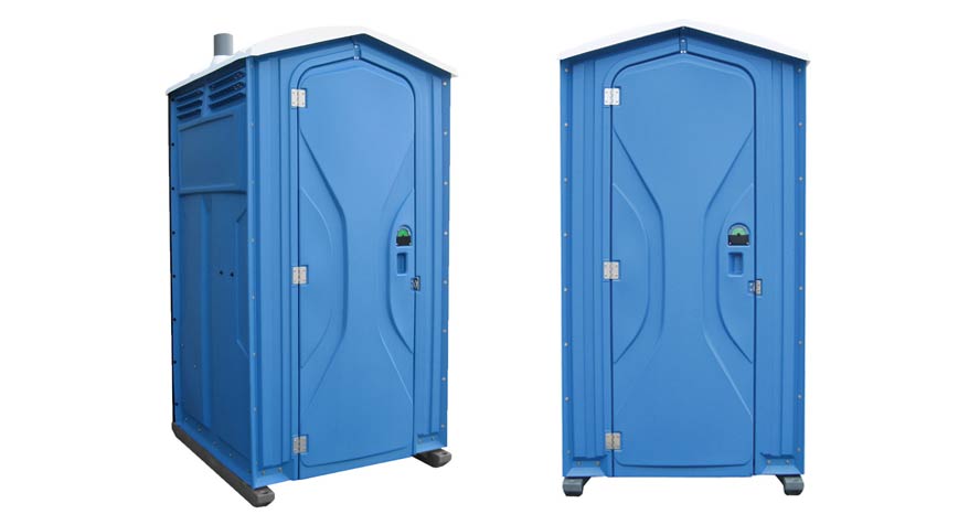 Long-term porta potty units on site in Siloam Springs, Arkansas